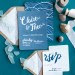 calligraphy ocean invitation