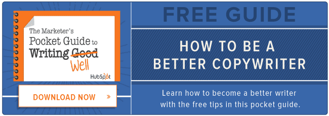 free guide: how to be a better copywriter