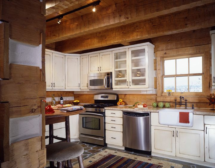 Log Cabin Kitchen