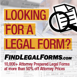 Looking for a Legal Form?