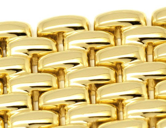 Foto 4, MASSIV GOLDENE DAMEN-ARMBANDUHR GOLDBAND, PRIOSA TOPUHR, U1155