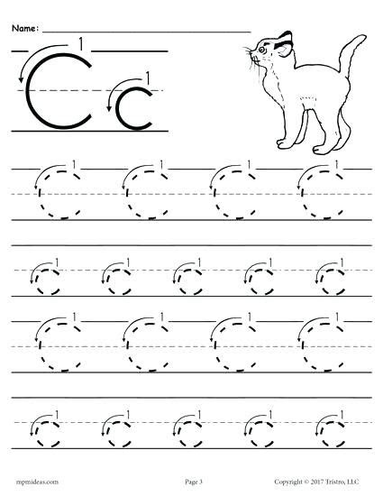 The transition to homeschooling can be a stressful one for both parents and children. 28 letter c worksheets for young learners kitty baby love