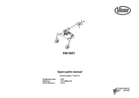 Download Vicon 3001 Parts Manual (PDF / ePub)