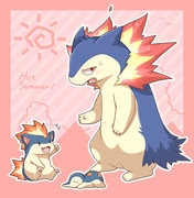 ポケモン なにこの仔かわいい バクフーン 13 08 Pixiv年鑑 B