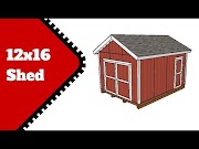 Newest Free 12x16 Shed Plans, most searching!
