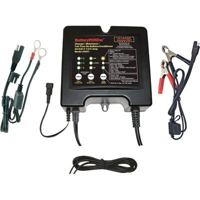 BatteryMINDer Battery Charger / Maintainer / Conditioner - 24 Volt 1/2/4 Amp, Model# 24041 On Sale