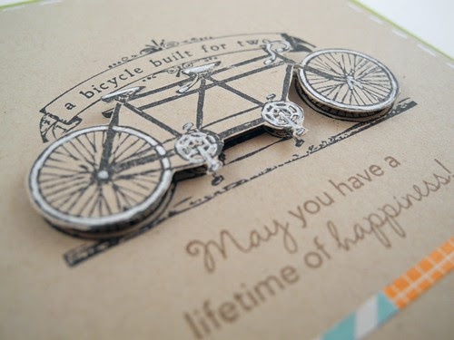 Happiness on a Bicycle Built for Two (detail)
