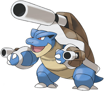 Blastoise (Mega Blastoise) artwork by Ken Sugimori
