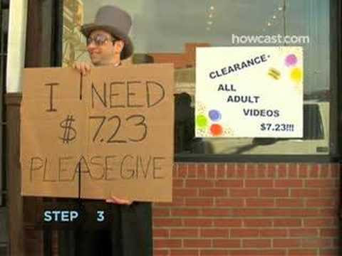 How to Successfully Beg for Money - YouTube