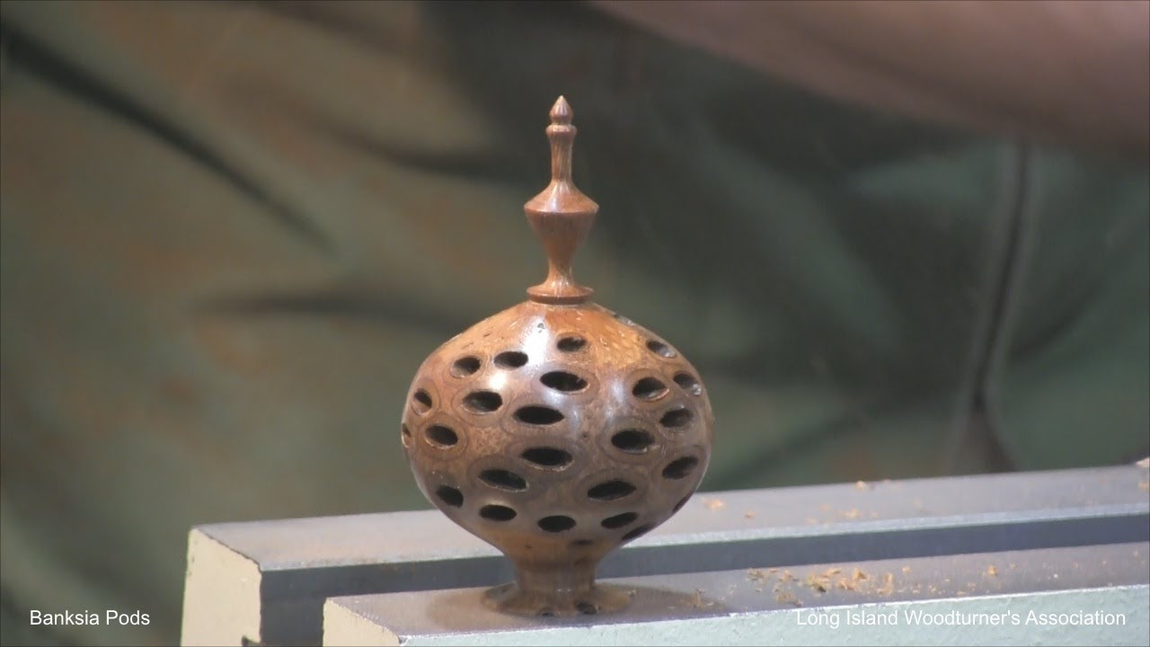 How to Turn Banksia Pods in HD - Woodturning - Paul 