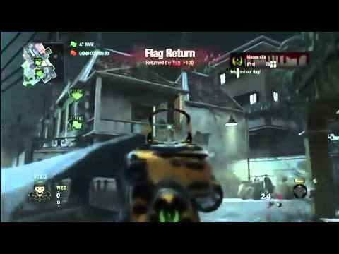 Black Ops [AK74u] Capture The Flag Gameplay On Hanoi [22-6]