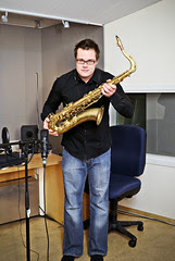 Steinar Sigurðarson - saxophone overdub session - 12 Steps 2 the Liquor Store