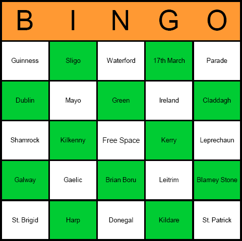 St Patrick S Day Bingo Cards Free Printable And Available For Immediate Download