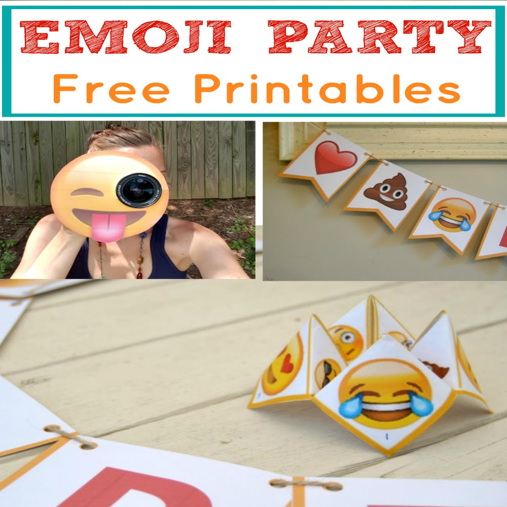 Easy & Popular Emoji Party Package with Free Printables