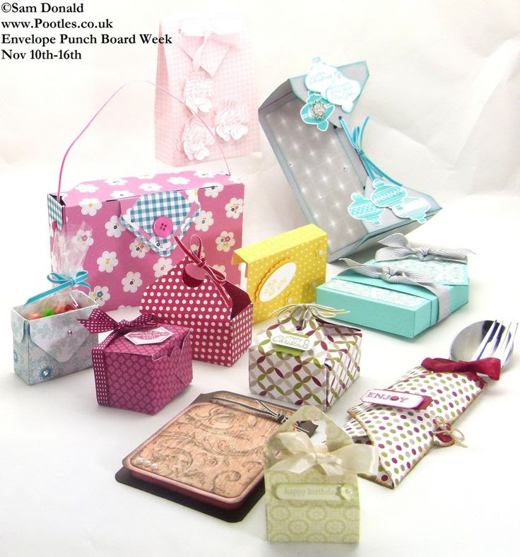 POOTLES Stampin Up ENVELOPE PUNCH BOARD WEEK Full collection