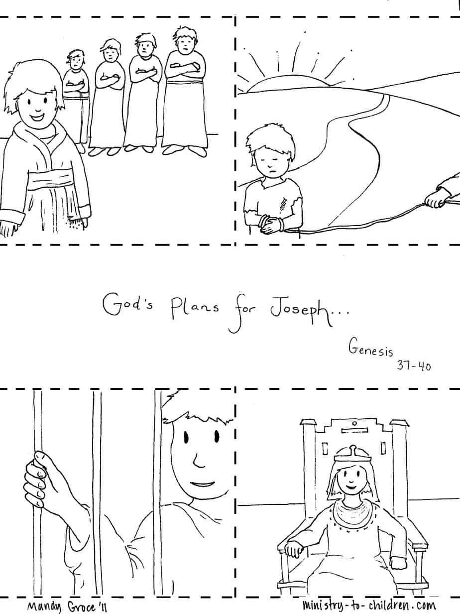 Download Joseph Coloring Pages
