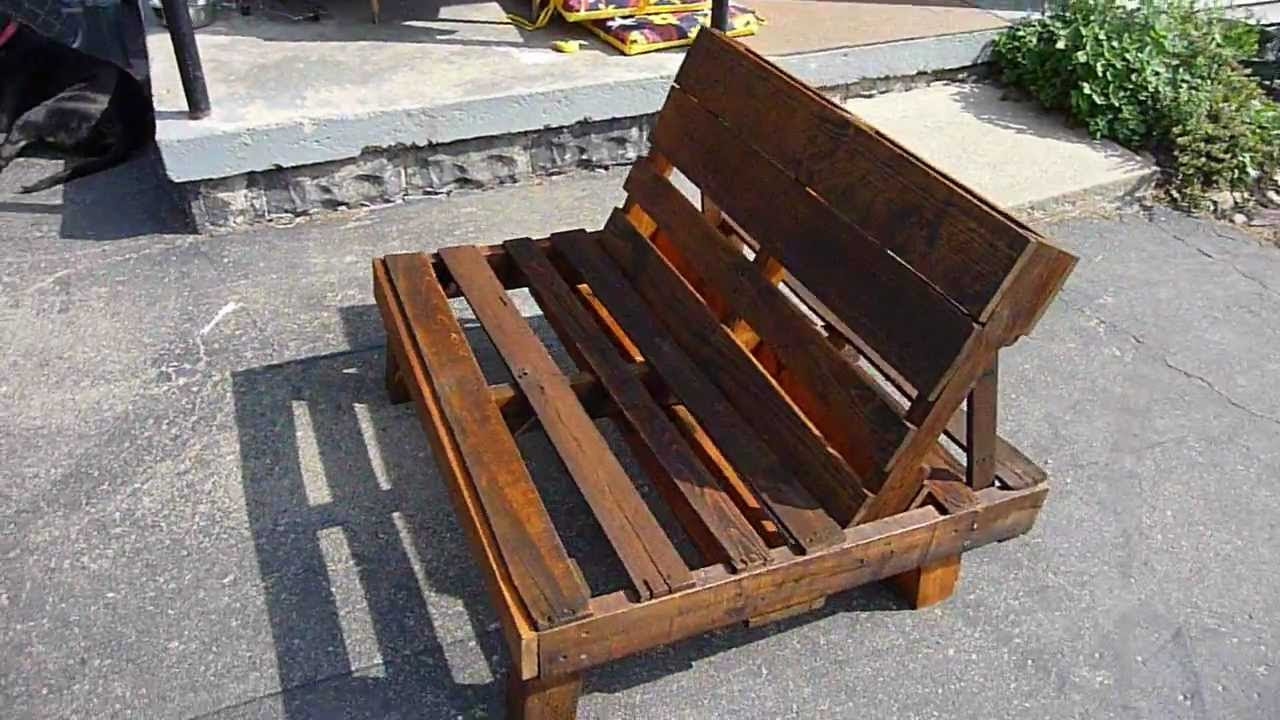 Pallet Chair - YouTube