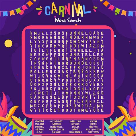  printable large print word finds printablee