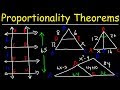 Side Splitter Theorem Worksheet