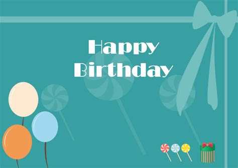  free editable and printable birthday card templates
