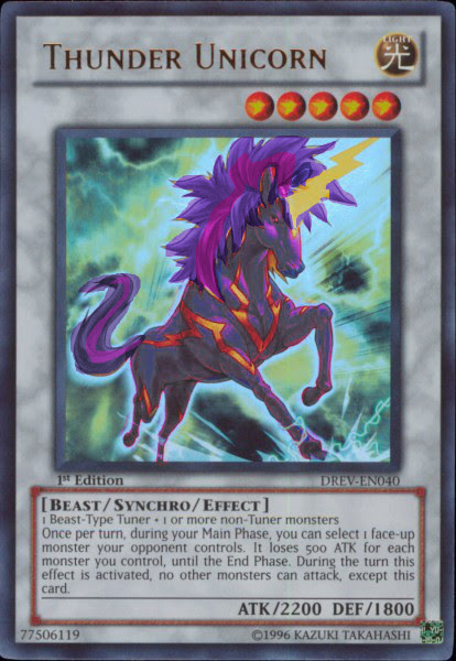 Thunder Unicorn Yu Gi Oh Tcg Ocg Card Discussion Yugioh Card Maker Forum