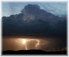Storm with lightning
