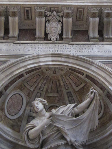 The Coat Of Arms Of Pope Urban Viii By Gian Lorenzo Bernini In St