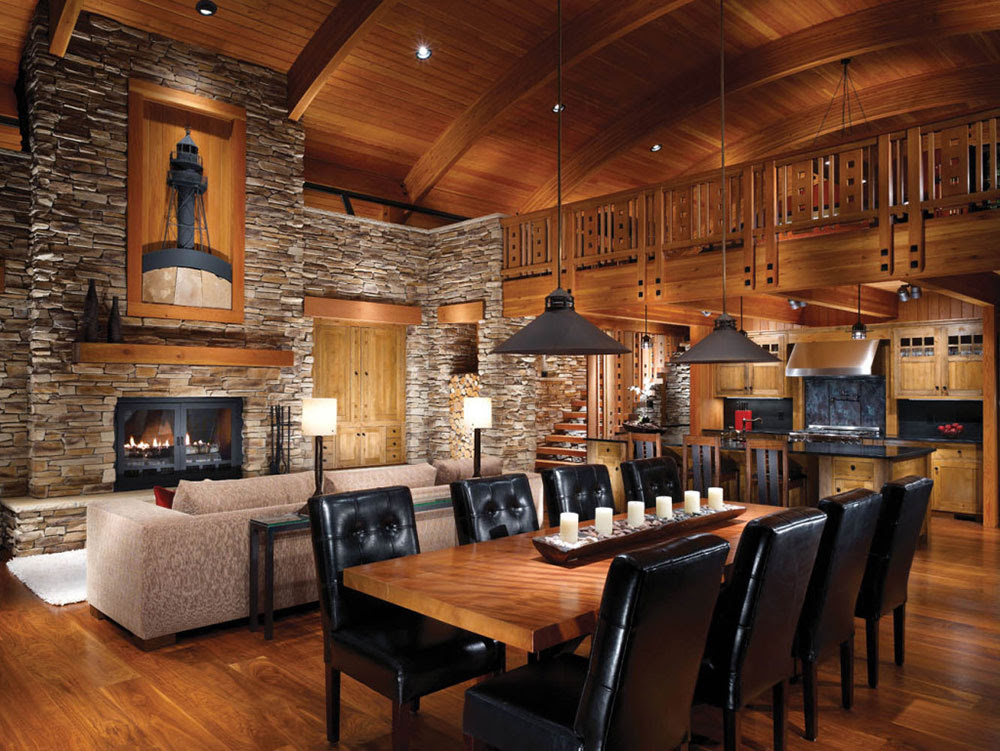 Cabin home decorating ideas.
