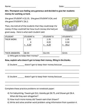 Math can be a challenging subject for many students, but it doesn't have to be. adding and subtracting decimals worksheet by the math pirate tpt