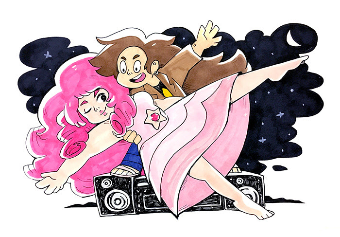 I’m back! Have a Steven Universe commission and sample from Anime Boston.

 commission info