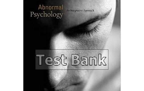 Reading Pdf ABNORMAL PSYCHOLOGY 6TH EDITION BARLOW TEST BANK Hardcover PDF