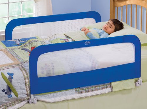 Summer Infant Sure and Secure Double Bedrail, Blue
