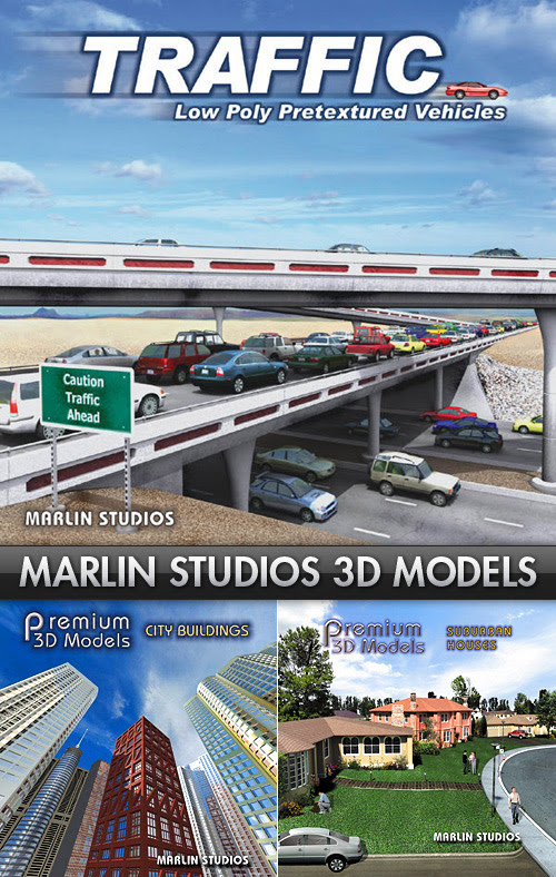 Marlin Studios Premium 3D Models Bundle