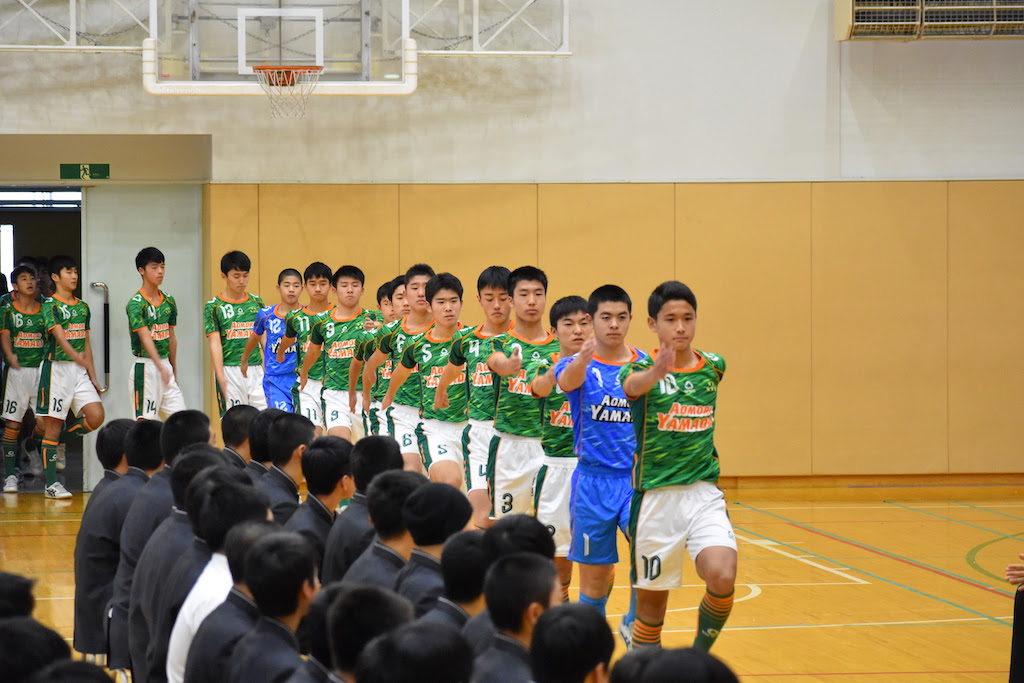 サッカー部高円宮杯壮行式 青森山田中学校 学校法人青森山田学園