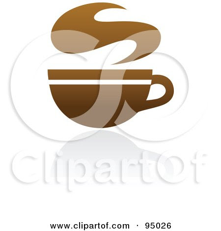 Logo Design  on Brown Coffee Logo Design Or App Icon   3 Posters  Art Prints By Elena