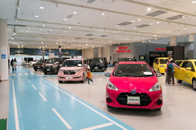 お台場 無料で遊べる クルマのテーマパーク メガウェブ 東京ルッチ