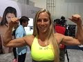 Liked on YouTube: Laura Myren Woman Bodybuilder Sexy Muscular Biceps At CES 2016