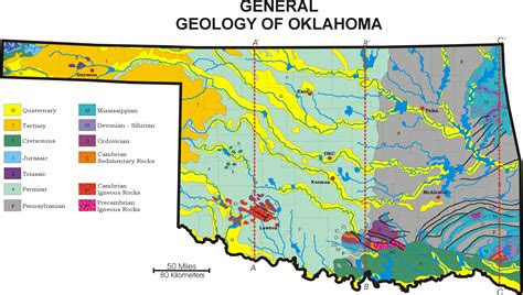 Geological Map Of Oklahoma