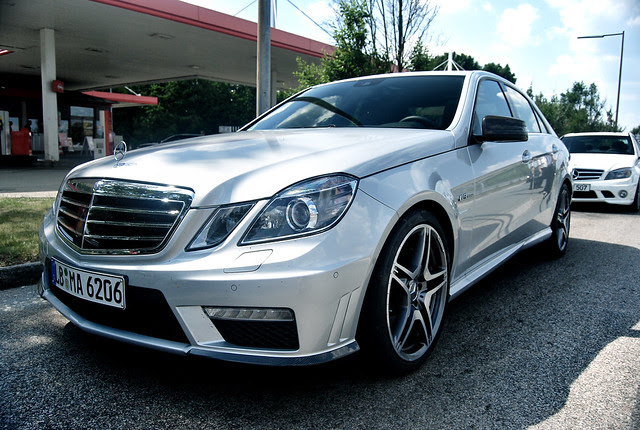 It was an AMG fest SLS E63 AMG C63 AMG E63 AMG Combi CLS63 AMG 