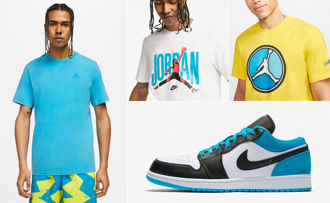Jordan 1 Low Laser Blue Shirts And Shorts Sneakerfits Com