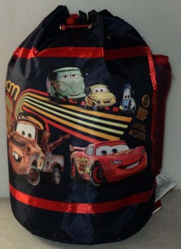 Cars 2 Disney Pixar Slumber Sleeping Duffle Bag Set with Flashlight