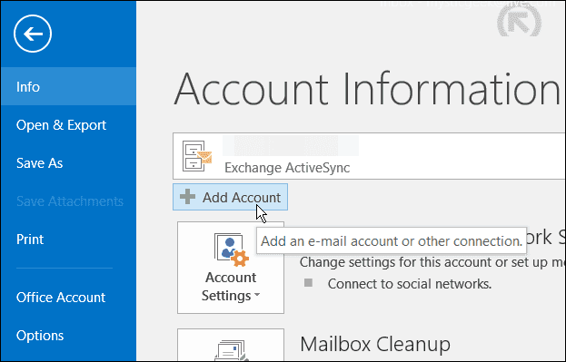 Outlook 2016: Set Up Google and Microsoft Email Accounts