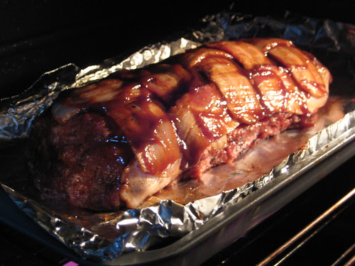 in the oven