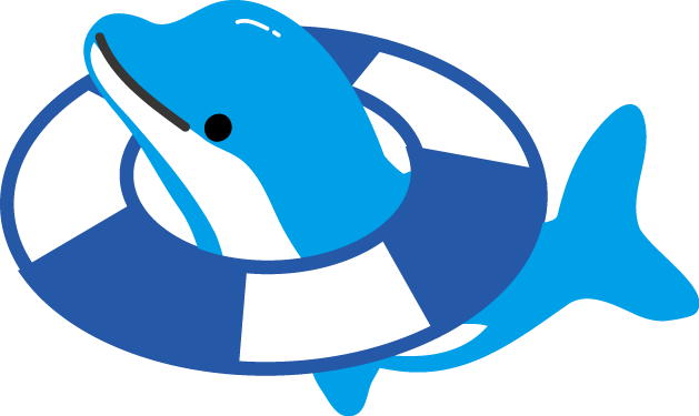 イルカのイラスト 無料イラスト