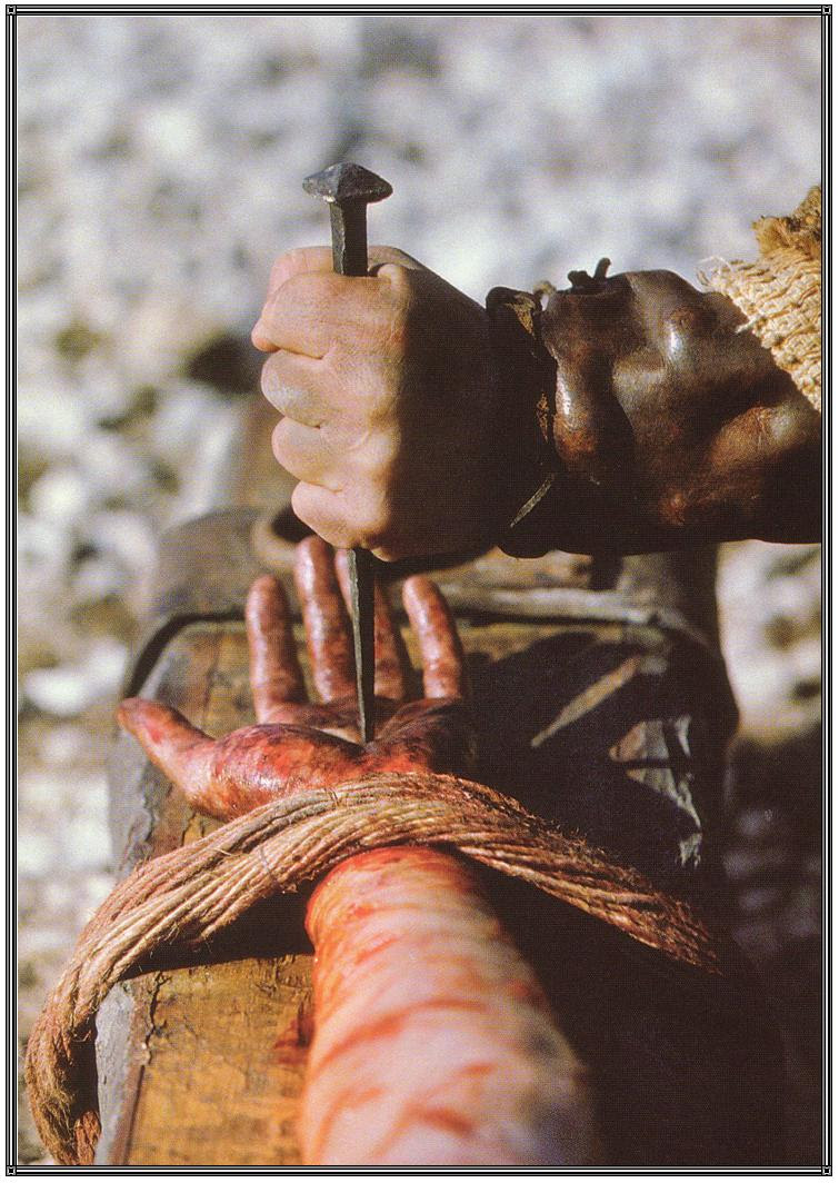 Image result for nailing in jesus hands