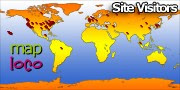 Locations of Site Visitors
