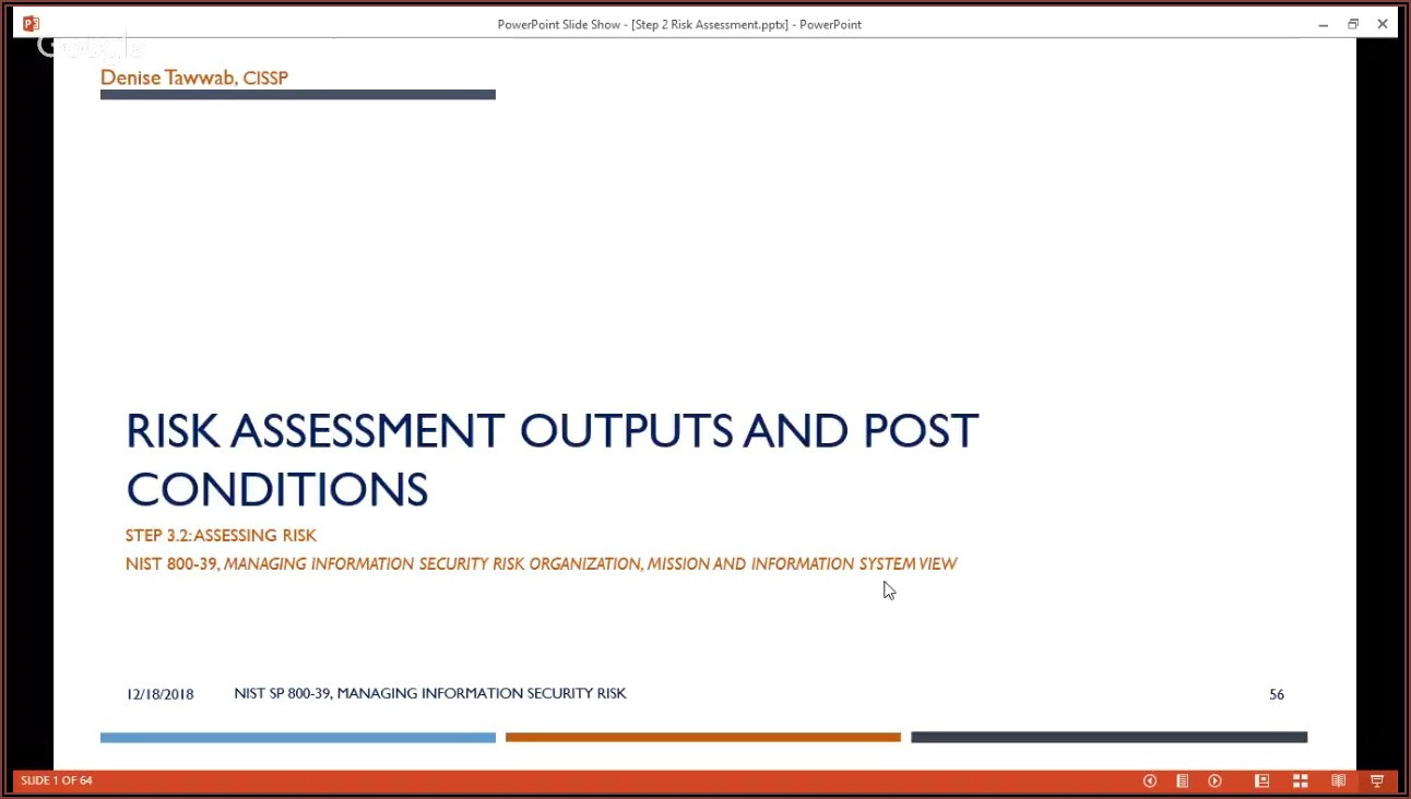 Nist Sp 800 30 Risk Assessment Template - Template 1 ...