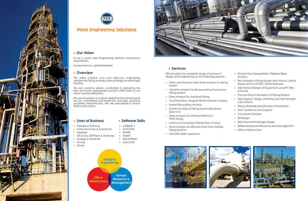 Brochure Design - Plant Engineering Solution - Inner Page
