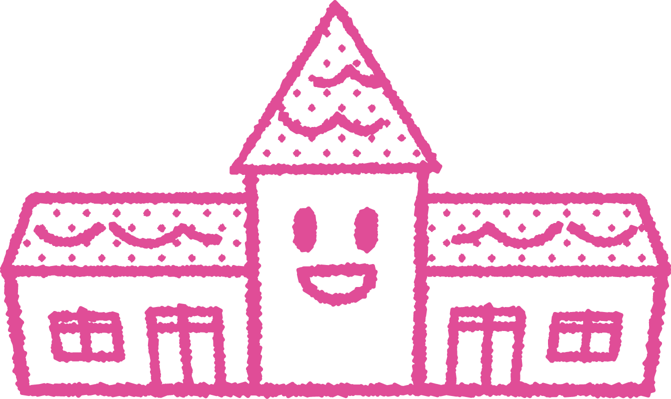 幼稚園 保育園の園舎イラスト 春の広報 園だよりに 可愛い無料イラスト素材集