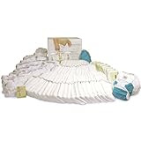 Real Nappies Cloth Diapers Birth To Potty Pack, Newborn to Toddler, for babies 6-40+ lb